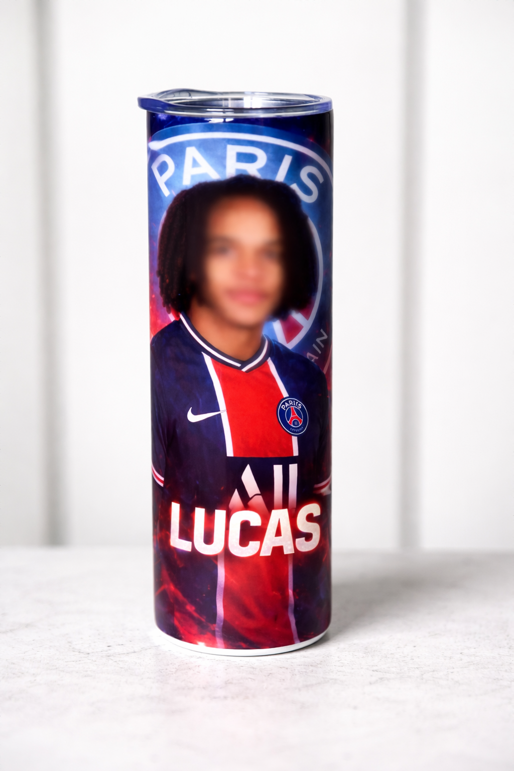 Tumbler personnalisé illustré – Passion Football ⚽