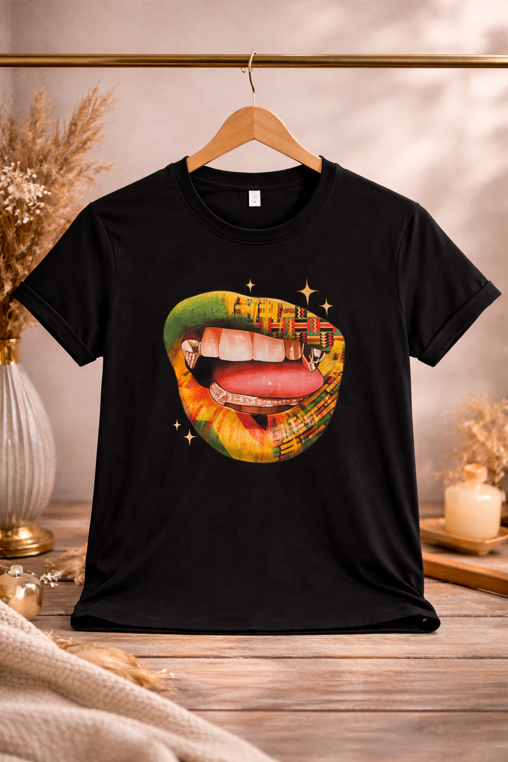 T-Shirt Noir – Audace & Expression