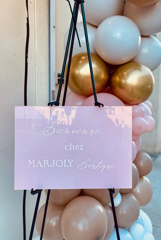 Panneau de Bienvenue Personnalisable pour Événement