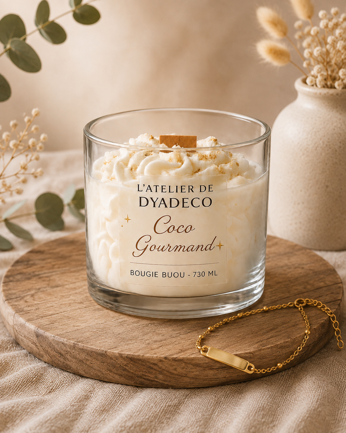✨ Bougie Bijou – Coco Gourmand ✨