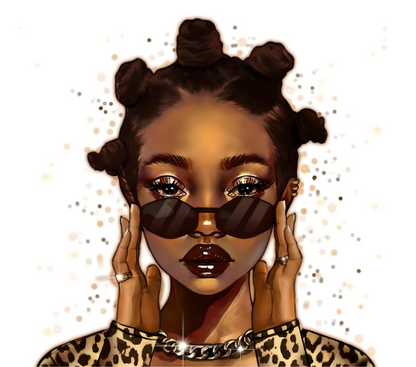 Ynaya illustré – Afro Femme noire