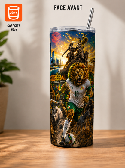 ⚽ Gobelet Isotherme 20oz – Collection Coupe du Monde 2026