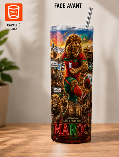 ⚽ Gobelet Isotherme 20oz – Collection Coupe du Monde 2026